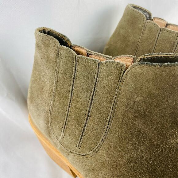 Joie Tan Barlow Chelsea Charcoal Suede Ankle Booties Size 39.5 - Picture 4 of 8